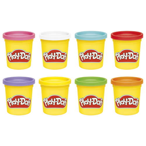 Play-Doh 8 Pack Rainbow Colors, 3 Ounce Cans, Arts & Crafts for Kids 2+