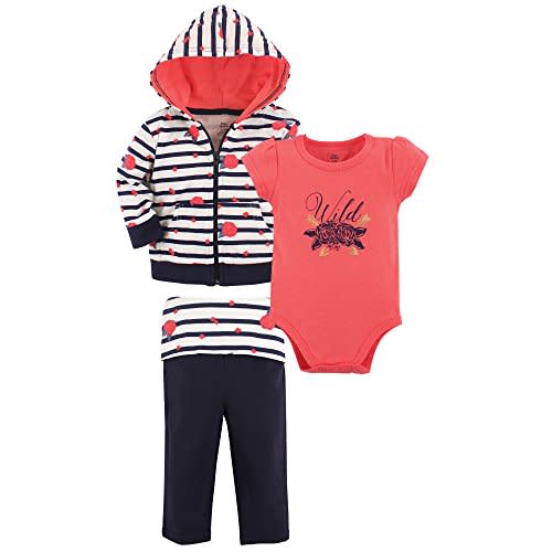 Yoga Sprout Bodysuit, Pants, and Track Jacket Set