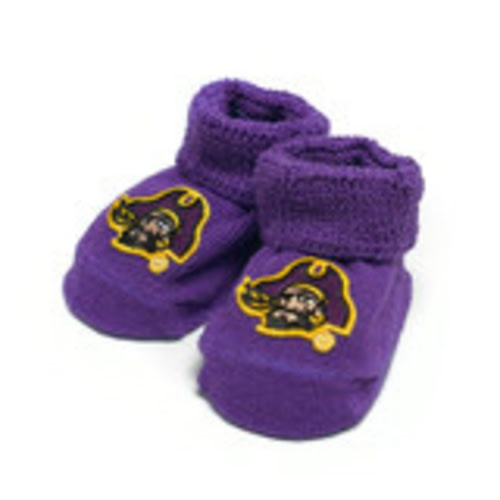 Purple Infant Pirate Head Booties - University Book Exchange