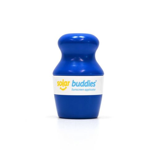 Solar Buddies Refillable Roll On Sponge Applicator for Kids Sunscreen - Navy Blue