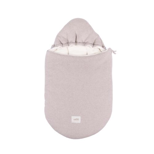 Organic Cotton Fleece Swaddle - 3in1 cover for car seat, baby carrier, gondola stroller
