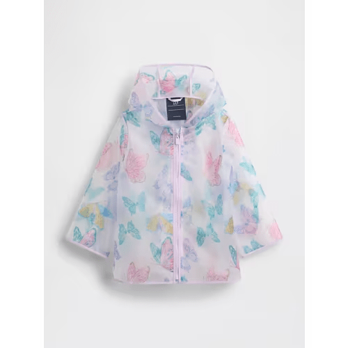 Baby & Toddler Butterfly Rain Jacket