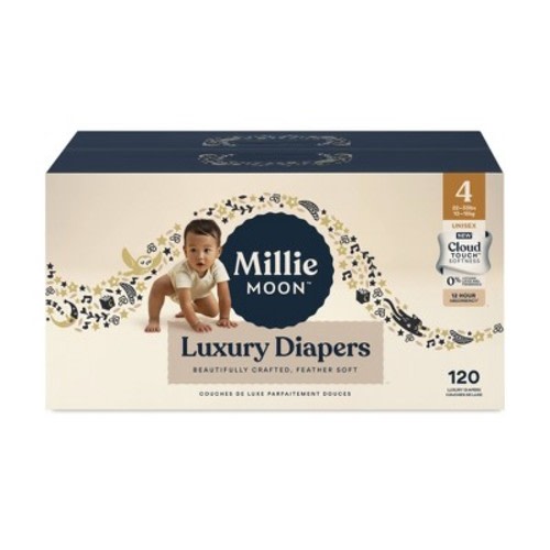 Millie Moon Luxury Diapers - (select Size And Count)