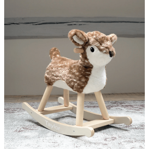 Personalised Willow Rocking Deer