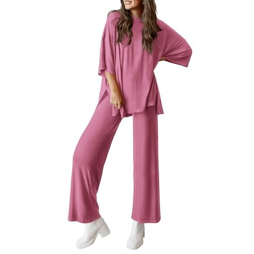 PRETTYGARDEN Two Piece Sets for Women Summer Fashion Lounge Matching Set 2026 Spring Travel Vacation Airport Outfits Clothing