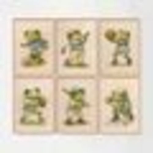 Frog Sports Nursery Art: Watercolor Animal Prints, Set of 6 (Digital Download)