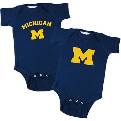 Two Feet Ahead 2 Pack Baby Bodysuit Creeper Newborn Infants Licensed Sizes 0-3M 6M 12M 18M