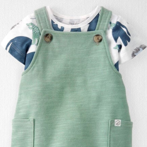 Baby 2-Piece Organic Cotton Shortall Set - Little Planet | Carter's
