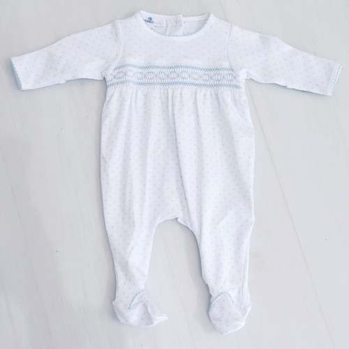 Matt Dots Smocked Footie – Littles on 5th