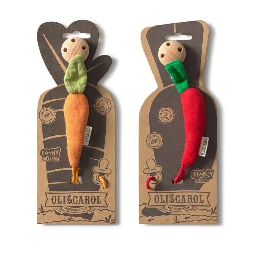 Hot & Crunchy Pacifier Clips Set