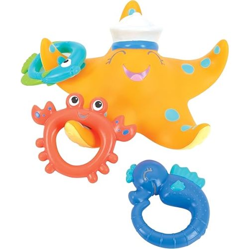 Nuby Starfish Ring Toss Bath Toy