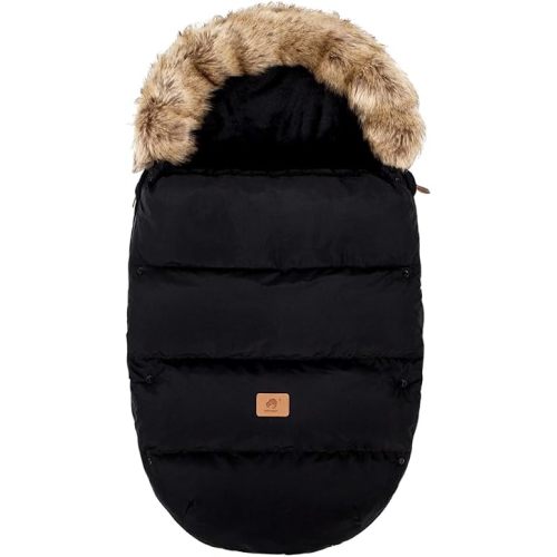 HOUSBAY Baby Stroller Bunting Bags Stroller Footmuff Universal Sleeping Bag Winter Outdoor Hooded Bunting Bag Windproof and Water-Resistant Suitable Below 5 ℃