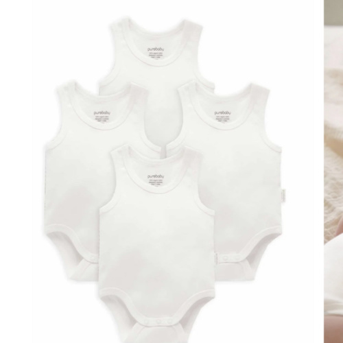 4 Pack Rib Bodysuit