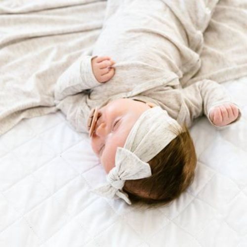 Copper Pearl | Oat Newborn Knotted Gown