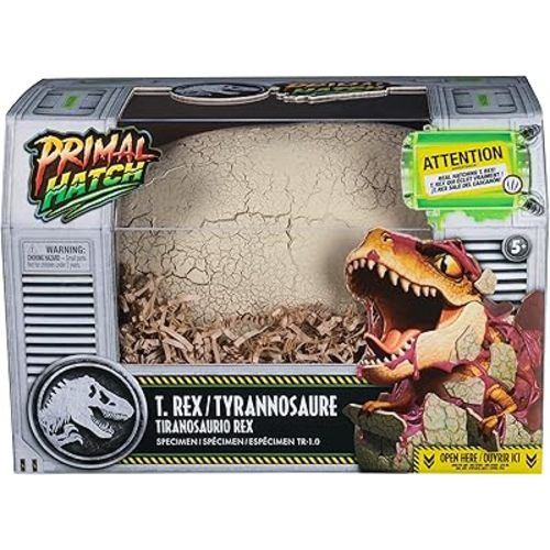 Jurassic World Interactive Toy Dinosaur & Egg, Hatch & Train Your own Baby Dino with 100+ Sounds & Reactions, Kids Toys for Boys & Girls Aged 5 & Up