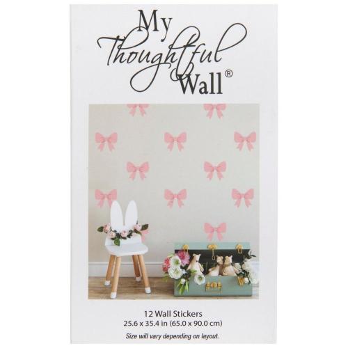 Pink Bows Vinyl Wall Art