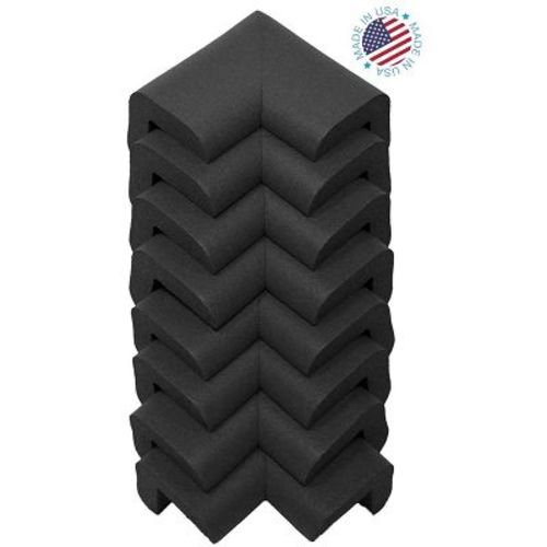 Kidkusion - Corner Cushion Black 8 Pk