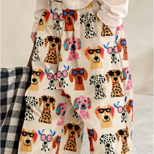 Baby & Kids Dogs Pattern Pants