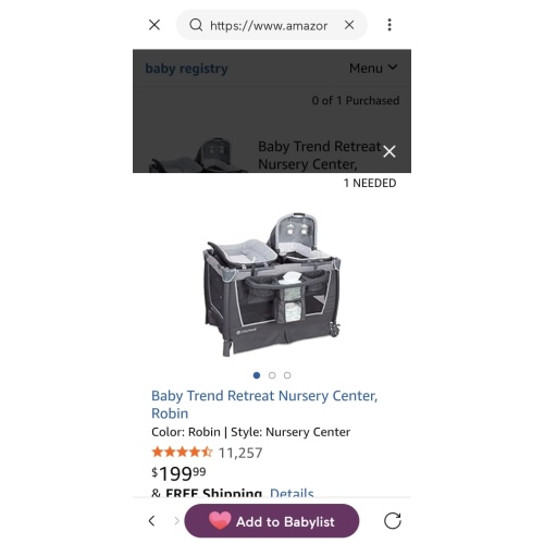 Amazon: Baby Registry