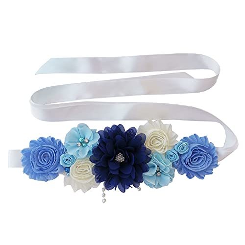 Maternity sash handmade flower sash for baby shower