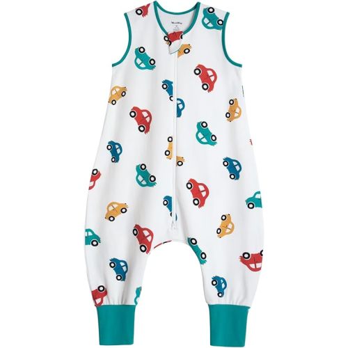 Toddler Sleep Sack with Feet Legs 12-24 Months 1.5 Tog 100% Cotton