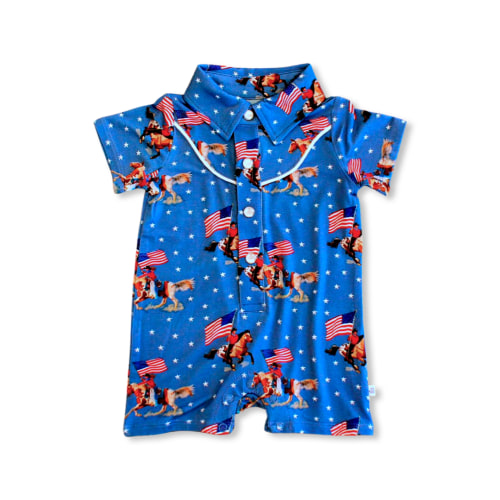 Gallup Short Sleeve Collared Shortalls