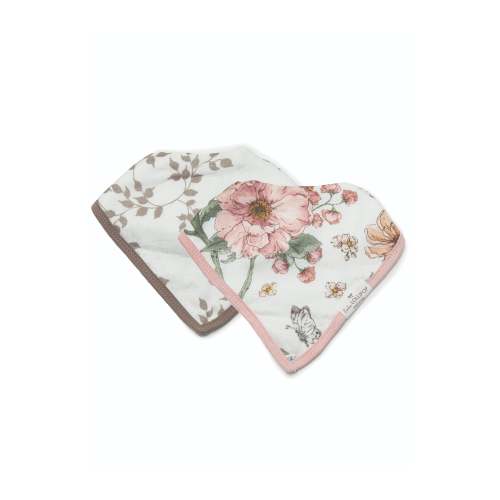 Bandana Bib Set - 2 Pack - Secret Garden