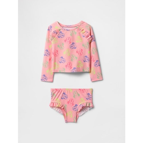 Gap × Disney Baby & Toddler Rash Guard Swim Two-Piece
