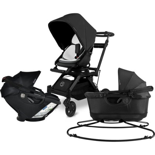 Stroll, Lounge & Ride Travel System, Black/Black - Orbit Baby | Maisonette