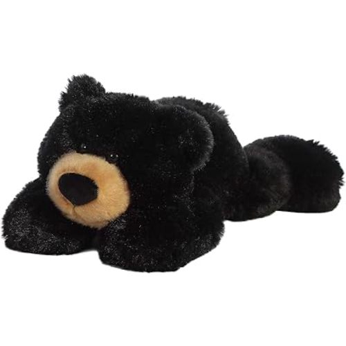 Aurora® Snuggly Hugga-Wug Bear™ Stuffed Animal - Comforting Companion - Imaginative Play - Black 12 Inches