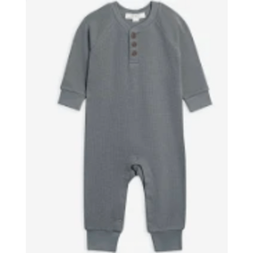 Crosby Waffle Knit Henley Romper