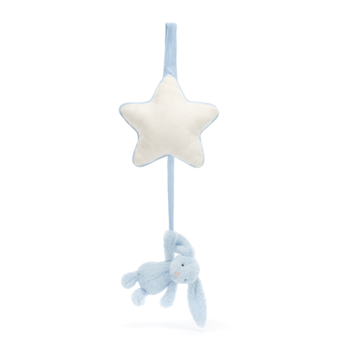 Bashful Blue Bunny Musical Pull