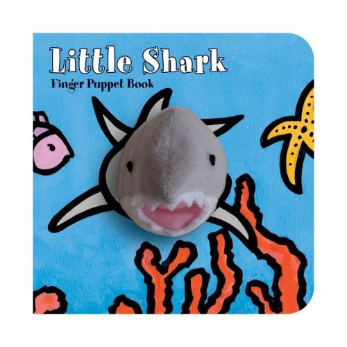 Little Shark: Finger Puppet Book - (Little Finger Puppet Board Books) by Chronicle Books & Imagebooks (Board Book)