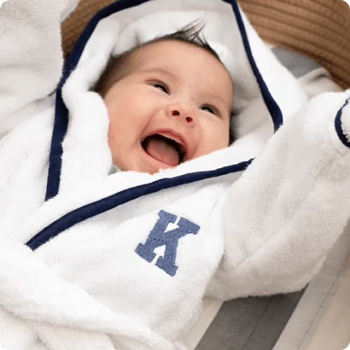 Terry Bathrobe - Organic Maternity Clothes - Monica + Andy