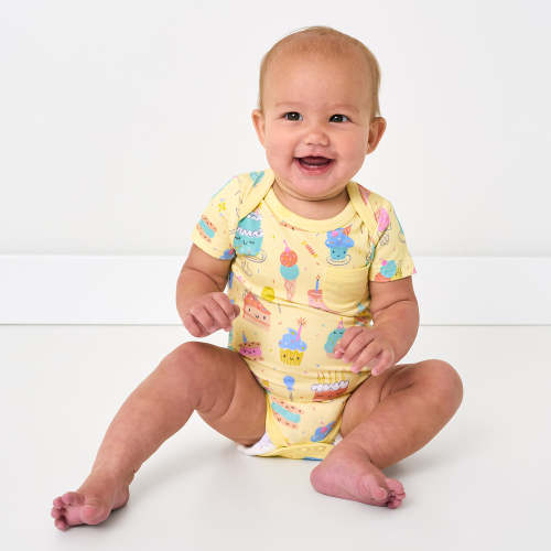 Frosted Fun Pocket Bodysuit | Little Sleepies