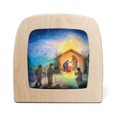 Night Light Transparency - Manger Scene
