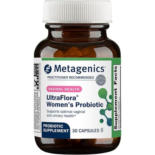 Metagenics UltraFlora Women’s Probiotic – Shelf-Stable Supplement for Vaginal Health, Yeast Balance & Urinary Comfort – with Lactobacillus GR-1 & RC-14 – Non-GMO – 30 Capsules*
