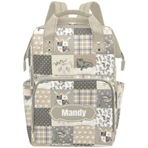 Custom Diaper Bag for baby Customized Flying Dragon Baby Bag Personalized Nursing Bags with Name Custom Name Mommy Daypack Bag Tote Bag Gifts
