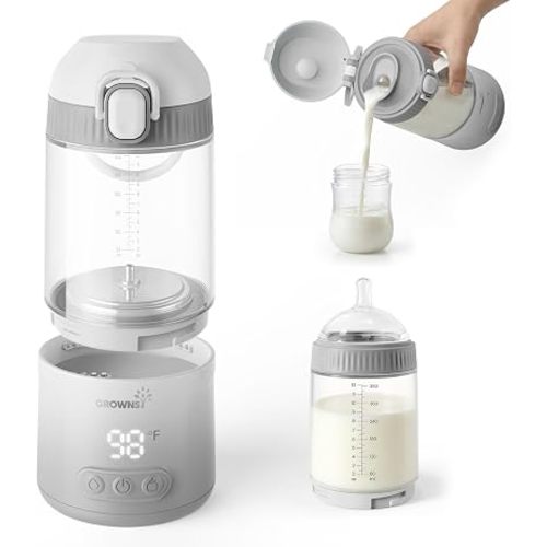Grownsy Detachable Portable Bottle Warmer for Travel Grey