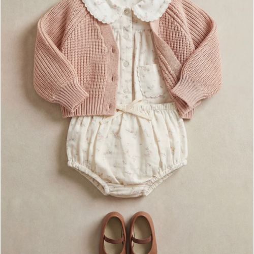 Organic Cotton Muslin Classic Bloomer - Solange Snow – Jamie Kay USA