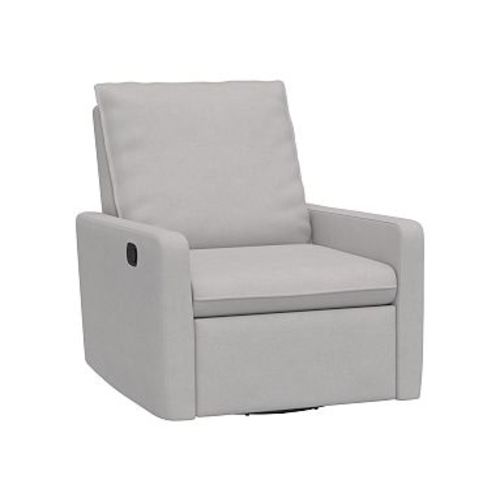 Paxton Manual Recliner Performance Linen Blend Gray