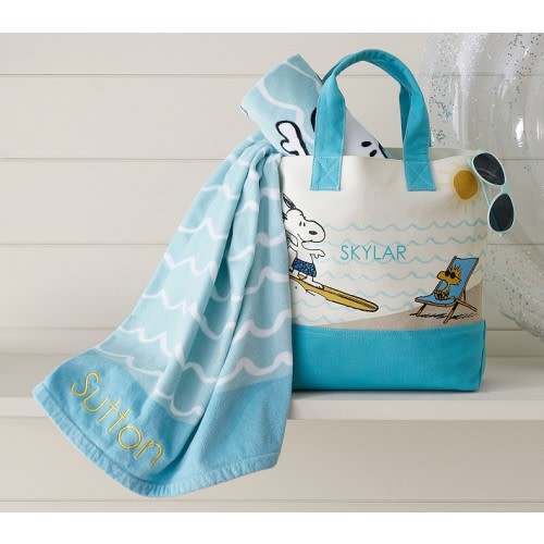 Peanuts® Snoopy® Surfing Beach Tote & Towel Set
