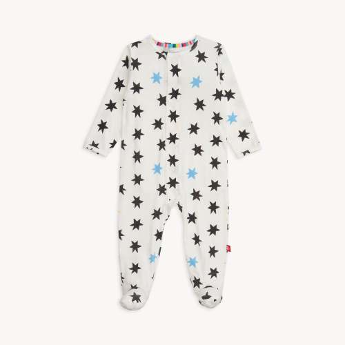Modal Magnetic Footie - B/W Cosmic Confetti – The Baby'z Room
