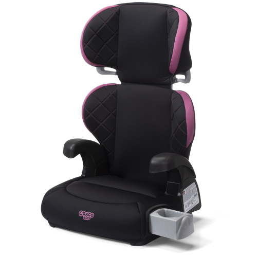Cosco Kids Pronto Trend Belt-Positioning Booster Seat, Toddler Booster Car Seat, Violet Diamonds