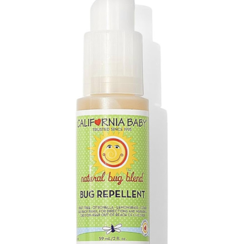 California Baby Natural Bug Repellent Spray | Citronella Bug Spray | DEET-Free | Repels Mosquitoes + Bugs | Allergy Friendly | Great Smell | Baby & Adult Insect Repellent Spray | 59 mL / 2 oz.