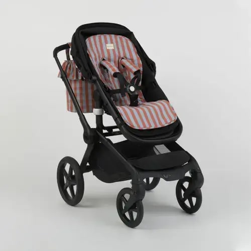 Red + Blue Stroller Mat