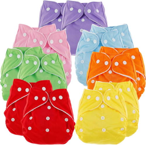 14Pcs Baby Cloth Diapers (without liners)