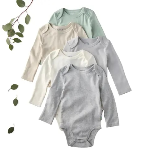 BLAKE 5-Pack Long Sleeve Bodysuit 3-6 mo