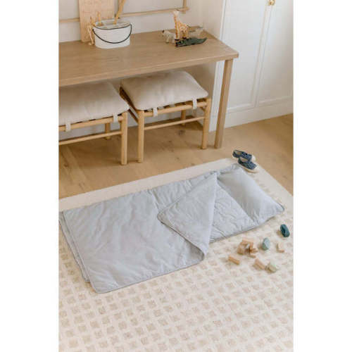 Organic Toddler Nap Roll-N-Rest Mat Set, Modern Stripe - Bloomere | Maisonette