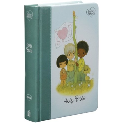 NKJV Precious Moments Small Hands Bible, Comfort Print--hardcover, teal